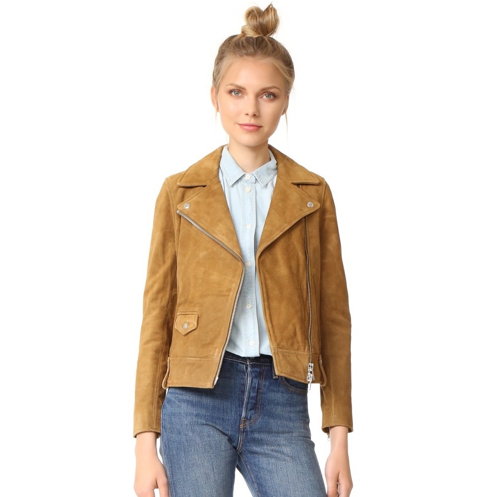 Madewell Suede Motorcycle Jacket